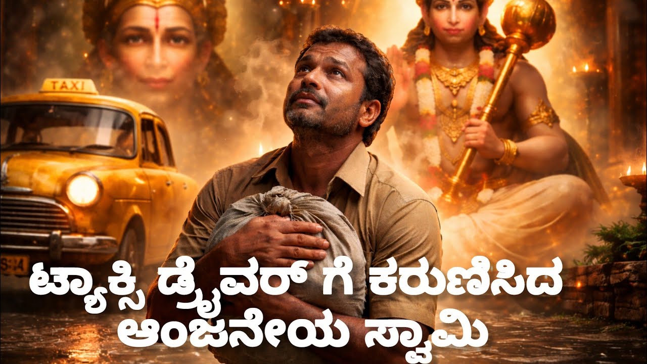 ಟ್ಯಾಕ್ಸಿ ಡ್ರೈವರ್ ಗೆ ಕರುಣಿಸಿದ ಆಂಜನೇಯ ಸ್ವಾಮಿ | Real Hanuman Miracle Story | Kannada Devotional Story