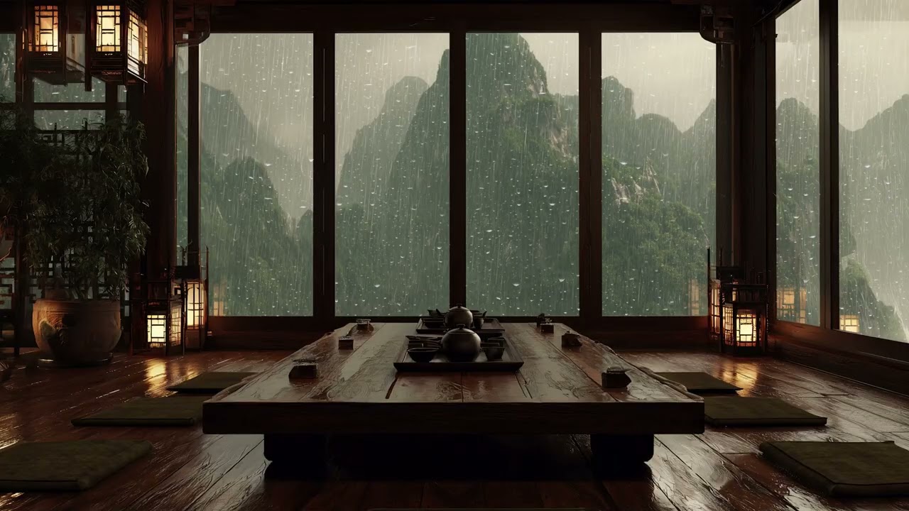 3 Hours Relaxing Rain & Piano 🌧️ Peaceful Sleep Sounds