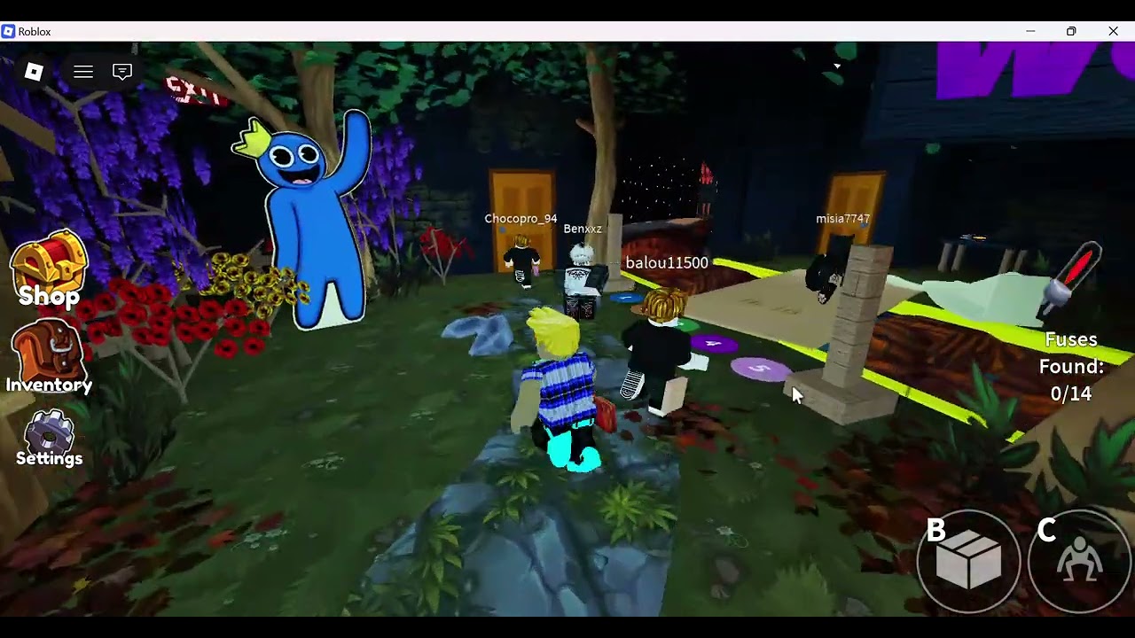 we are playing rainbow friends part 2