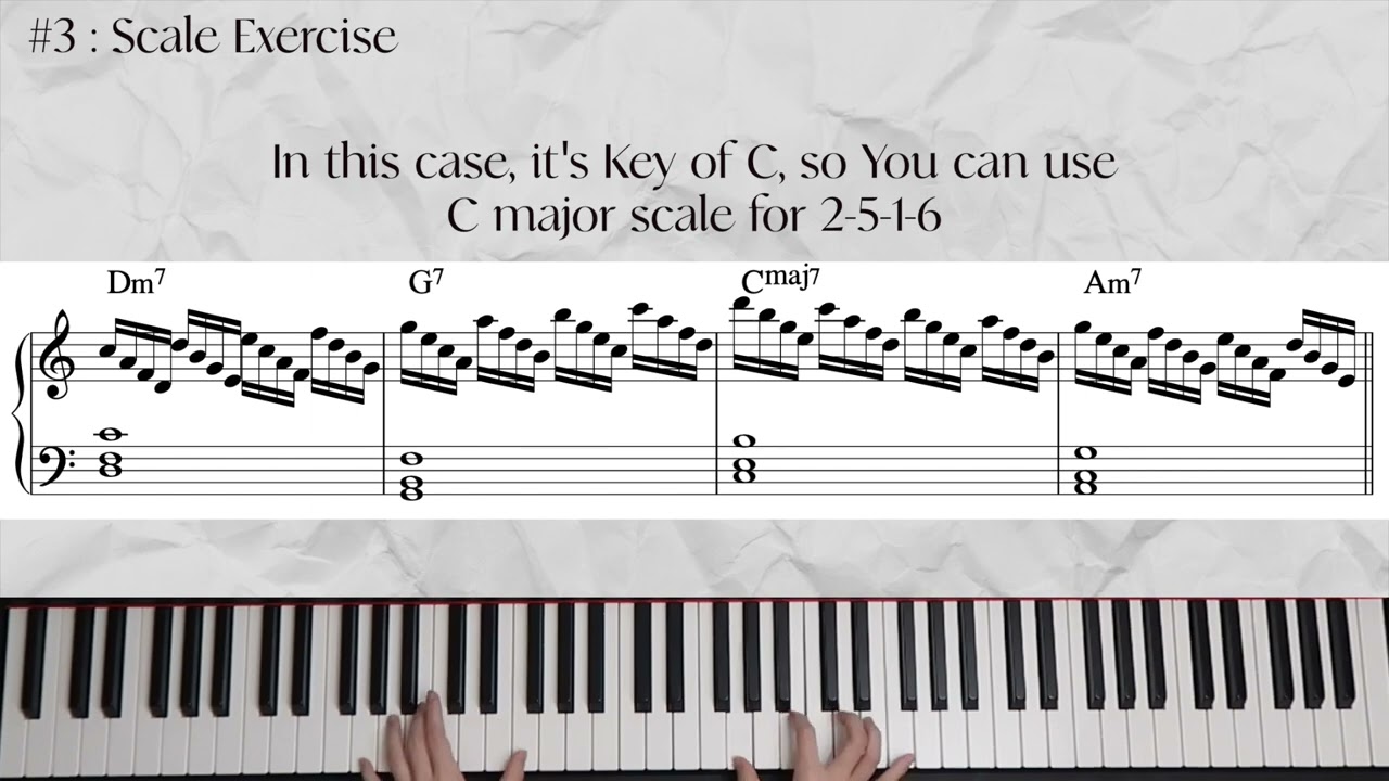 10 Jazz Hanon Exercise for Beginner ~ Intermediate