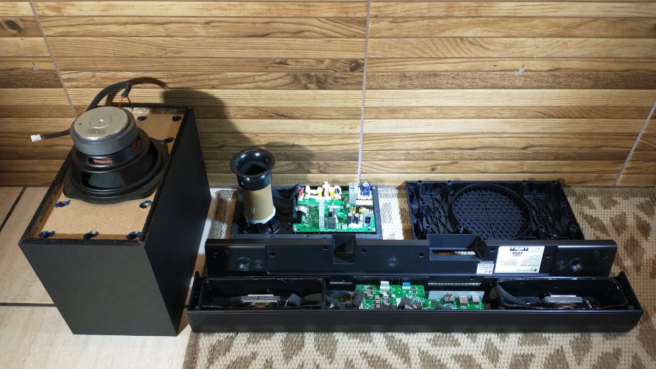 LG S40T Soundbar Look Inside (Disassembled) Teardown (Desmontada) Por dentro
