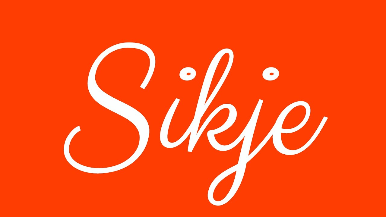 Learn how to Write the Name Sikje Signature Style in Cursive Writing