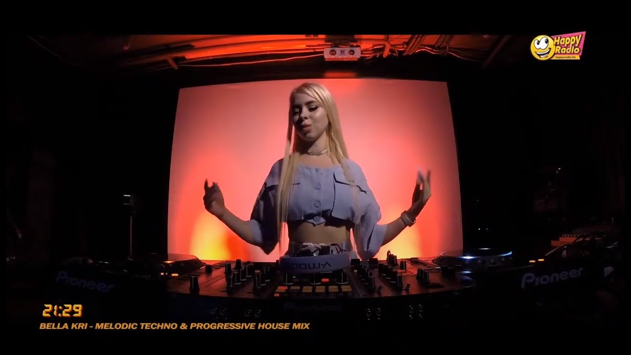 Bella Kri - Melodic Techno & Progressive House Mix @ Happy Radio, On Air