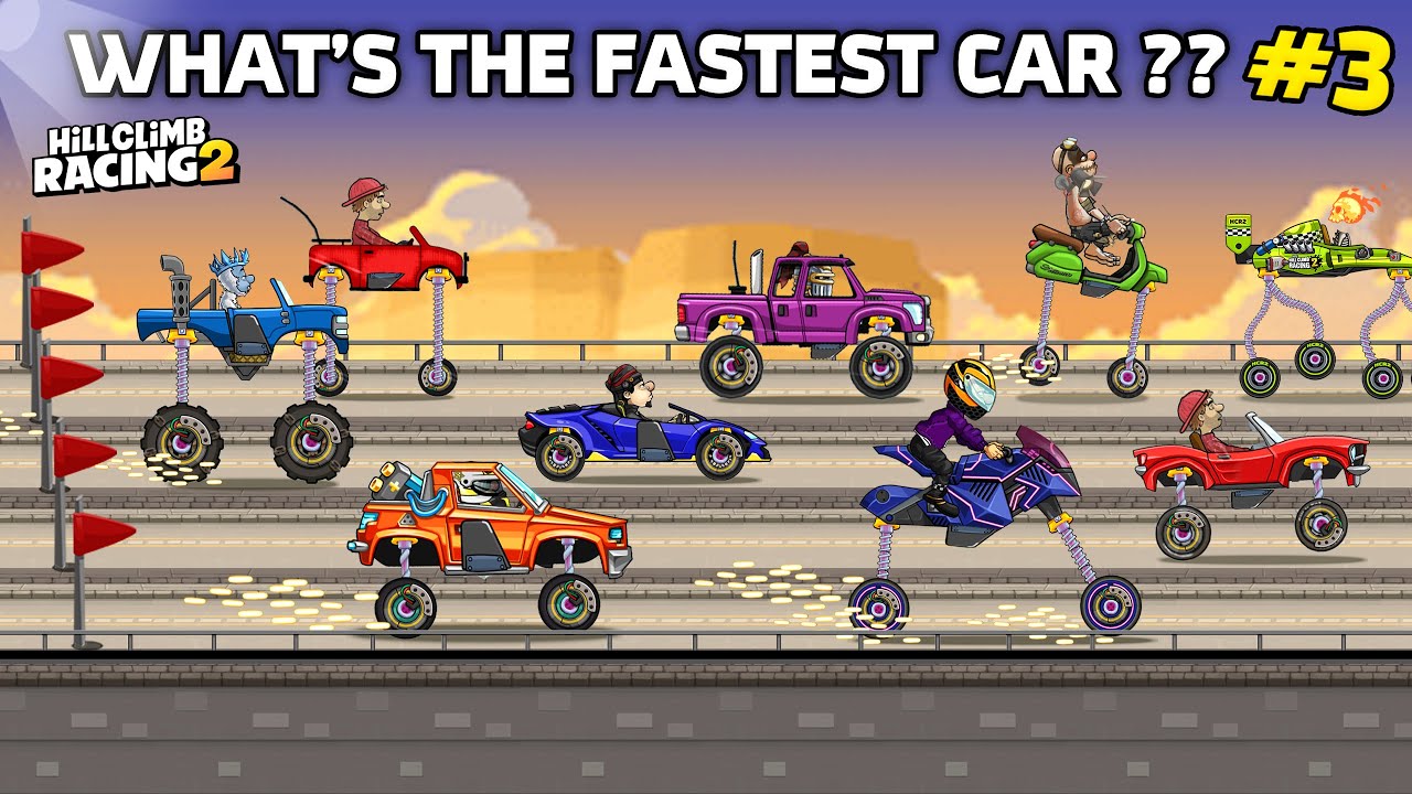 Hill Climb Racing 2 - The Fastest Kangaroo Car (DRAG RACING #3) | GamePlay