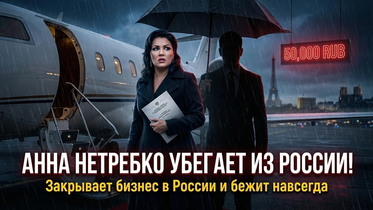 АННА НЕТРЕБКО УБЕГАЕТ ИЗ РОССИИ! Закрывает бизнес в России и бежит навсегда — что вскрыли документы?
