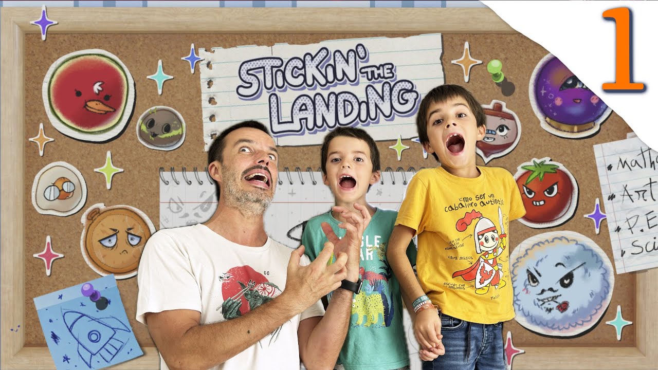 Los Ruvideos STICKIN&rdquo; THE LANDING. Pegatinas y f&iacute;sicas!