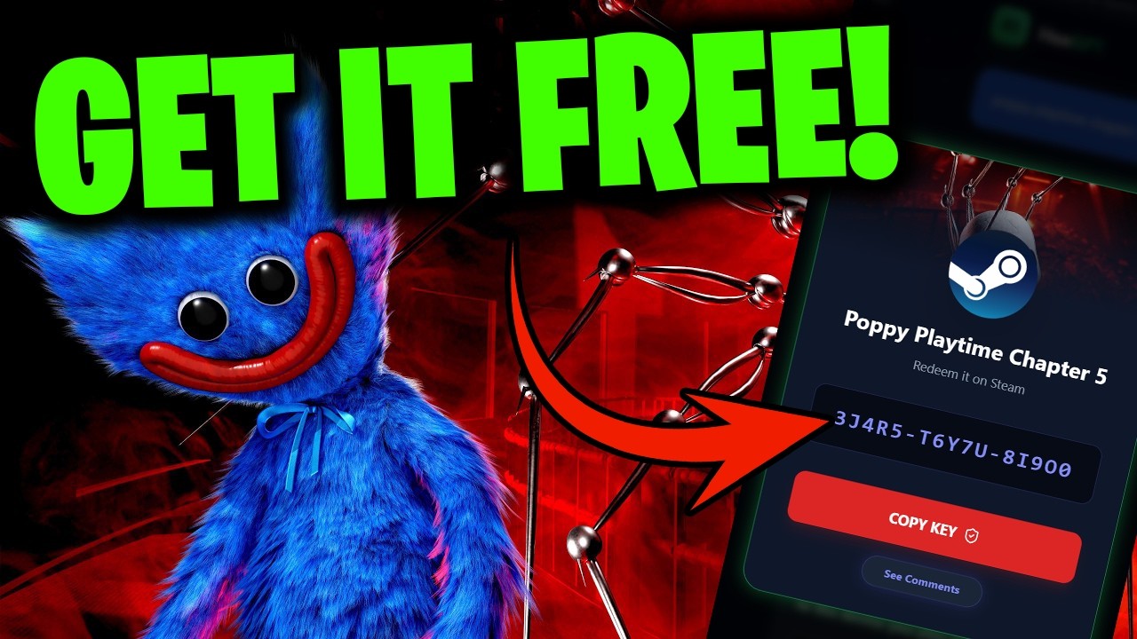 How To Get Poppy Playtime Chapter 5 for FREE DOWNLOAD 🔥 PC, Steam, XBOX PS5 Game Key