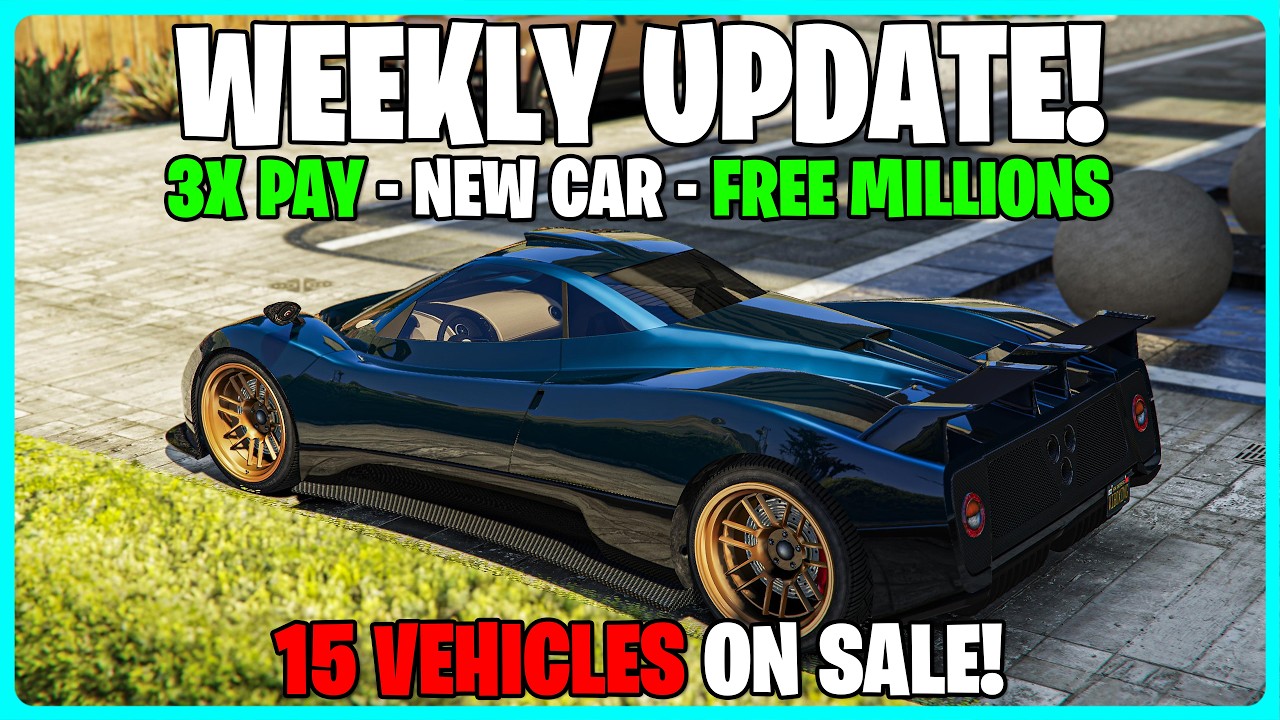 ЕЖЕНЕДЕЛЬНОЕ ОБНОВЛЕНИЕ GTA ONLINE &mdash; НОВАЯ МАШИНА &mdash; БЕСПЛАТНЫЕ МИЛЛИОНЫ &mdash; БОНУСЫ И МНОГОЕ ДРУГОЕ!