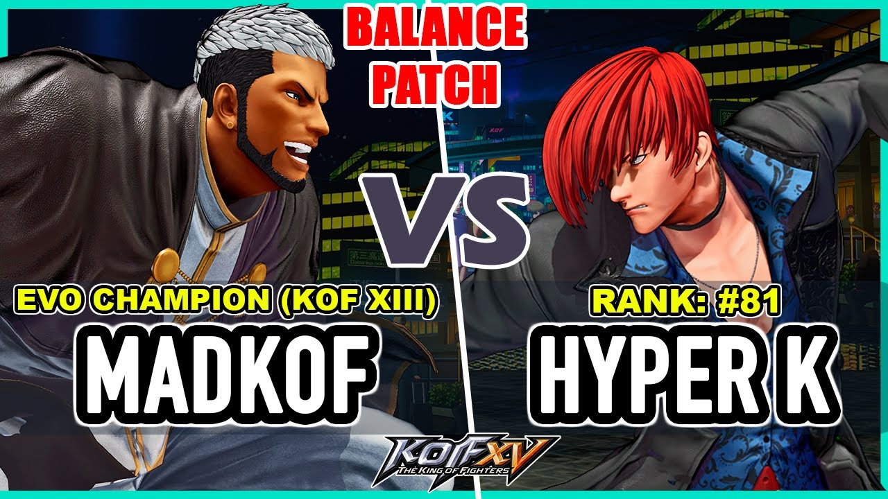 KOF XV 🔥 Madkof (Goenitz/Najd/Geese) vs Hyper K (Iori/Kyo/K')