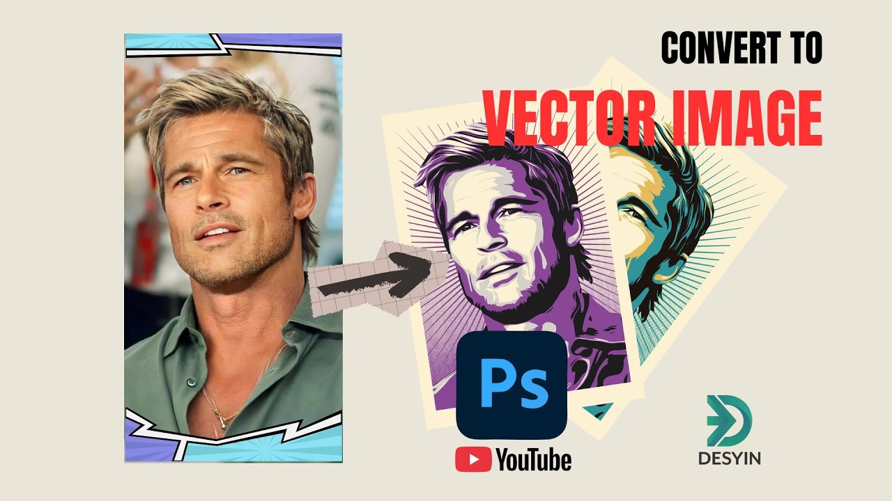 From Photo to Vector in Photoshop — Beginner Friendly [Adobe PHOTOSHOP 2026]