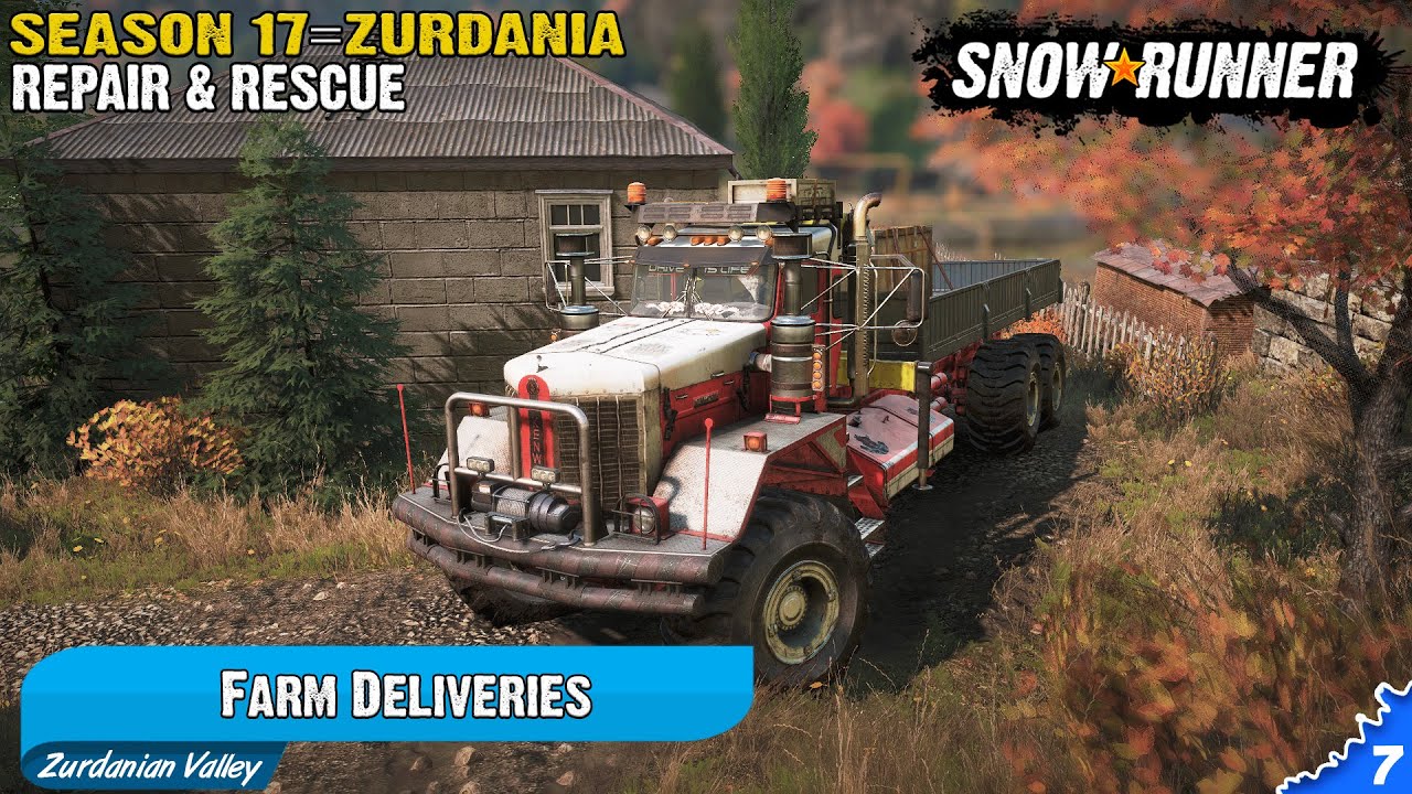SnowRunner : Sezonul 17 | Zurdanian Valley : Farm Deliveries