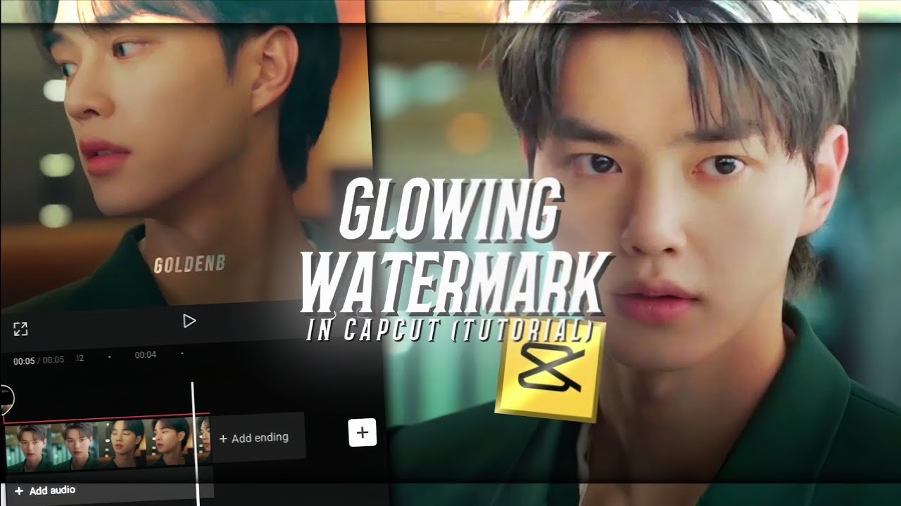 HOW TO MAKE AE LIKE GLOWING WATERMARK IN CAPCUT (TUTORIAL)