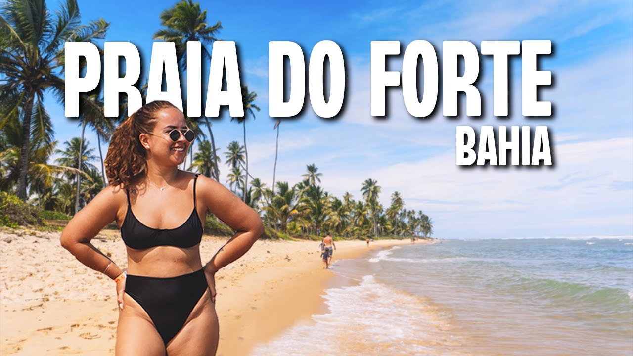 O QUE FAZER na PRAIA DO FORTE BAHIA em 2 DIAS | O que comer, passeios, praias e restaurantes