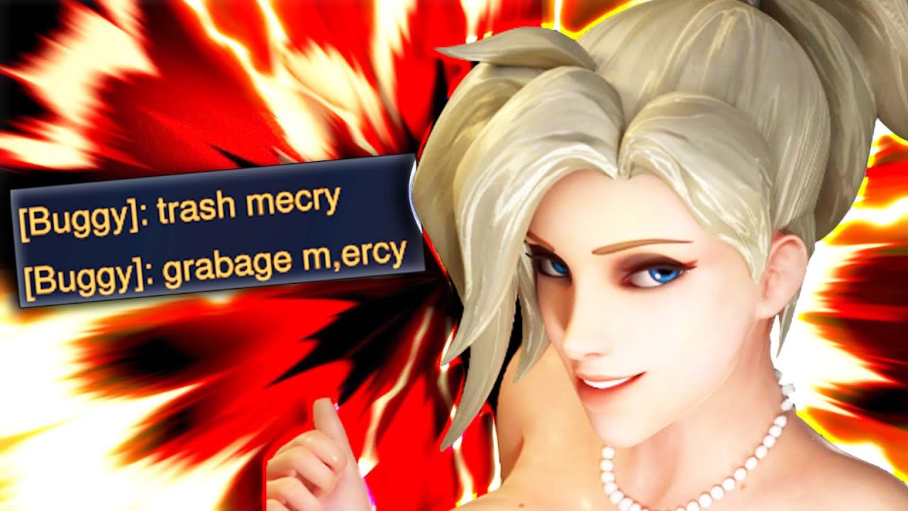 TOXIC TRACER EATS HER OWN WORDS - Top 500 Mercy Gameplay