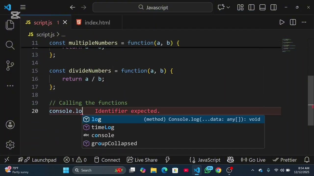 JavaScript Functions Explained for Beginners | Declarations vs Expressions 
