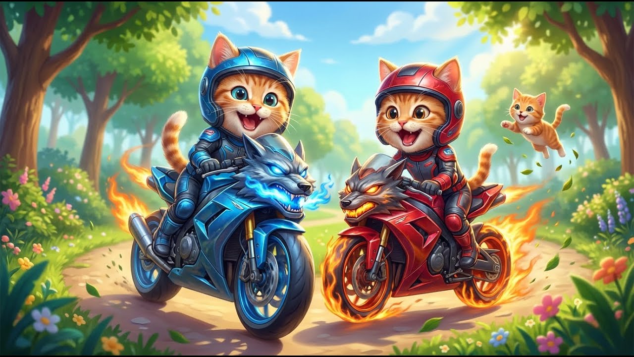 Mama Cat Trims Fur on the Farm and Makes Tiger Hat For Kittens At Home🐾🎩🐯