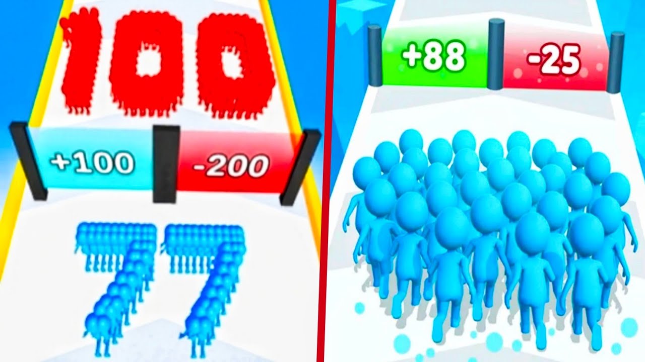 Count Master vs Crowd Number Run 3D - All Levels Gameplay (Android,iOS) Part 2