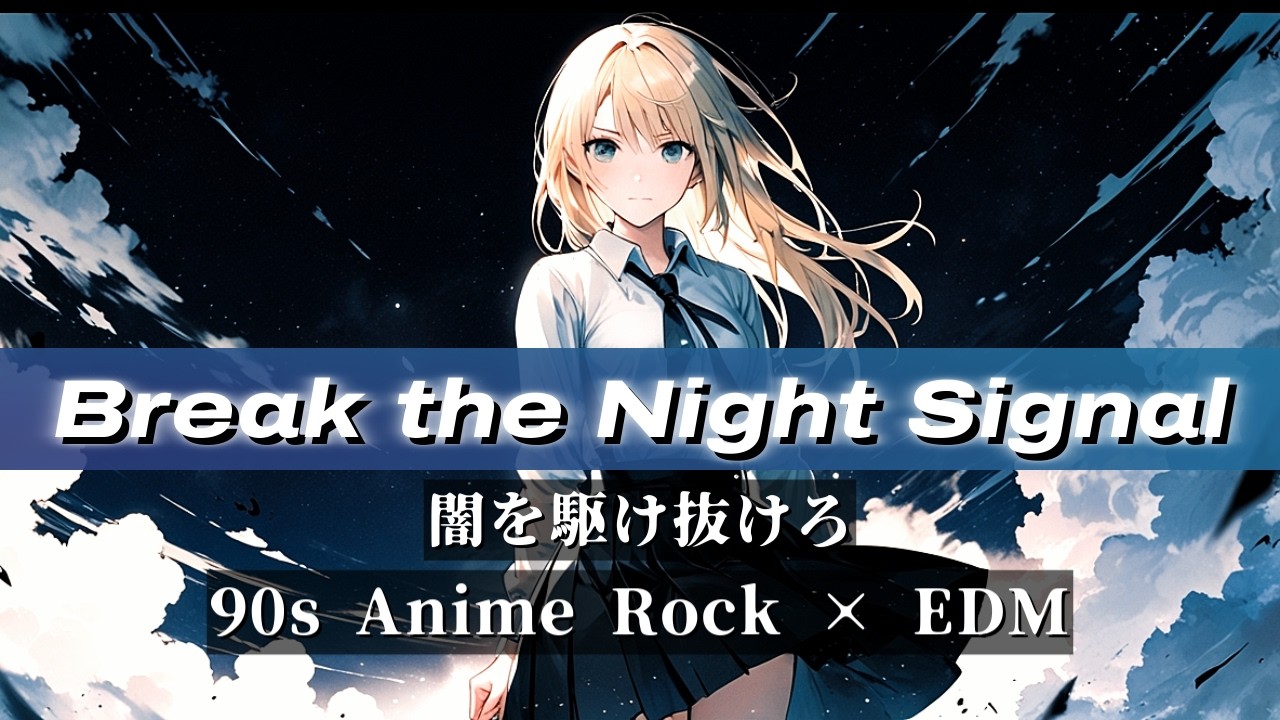Anime Style Music |疾走系アニソンEDM × ユーロビート 夜明けへ駆け抜ける10曲/90sアニメ風プレイリスト