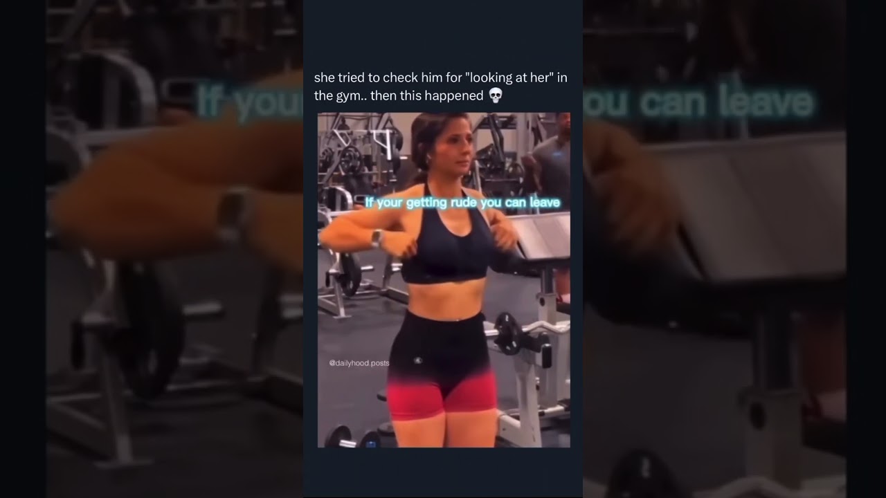 Gym Karen gets kicked out #viral #funny #gym #karen