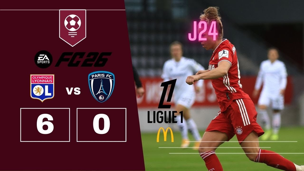 FC 26 PS5 Saison 2 #40 OL - PARIS FC (6-0) - Ligue 1 - J24