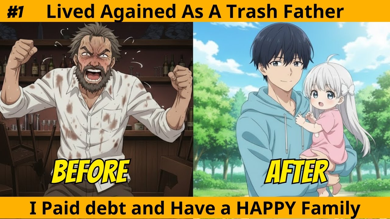FULL P1 | ACCIDENTALLY Lived Again as a Trash Father,  I Made her To HAPPIEST Child - Manhwa Recap