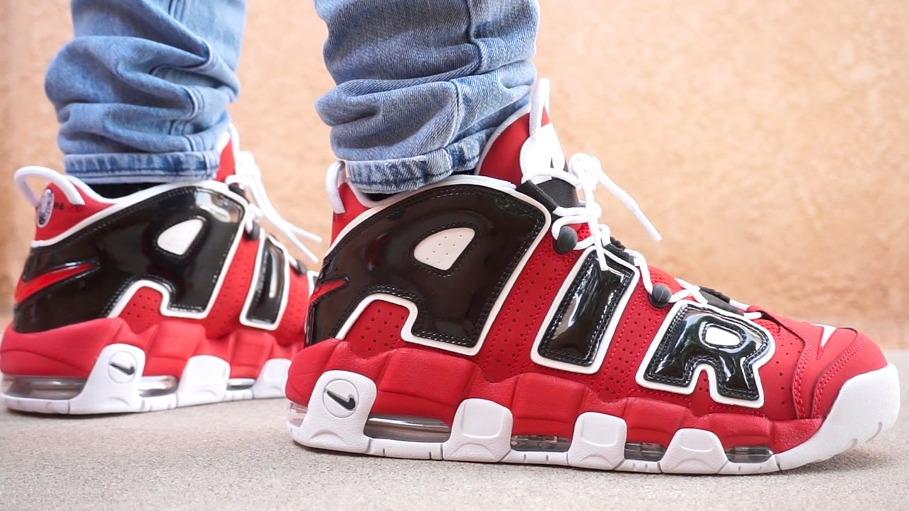 NIKE AIR MORE UPTEMPO 2017 EARLY UP CLOSE ON FOOT LOOK!!!