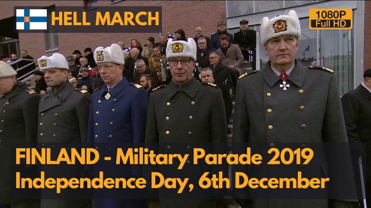 Hell March - Адский марш - военный парад в честь Дня независимости Финляндии 2019 (1080P)