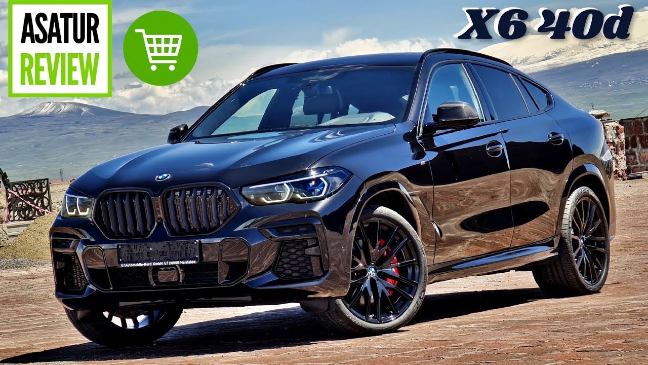 В ПРОДАЖЕ BMW X6 40d G06 M-Sport с Bowers&Wilkins, SkyLounge, Массажем, Ночным видением и т.д. 2023