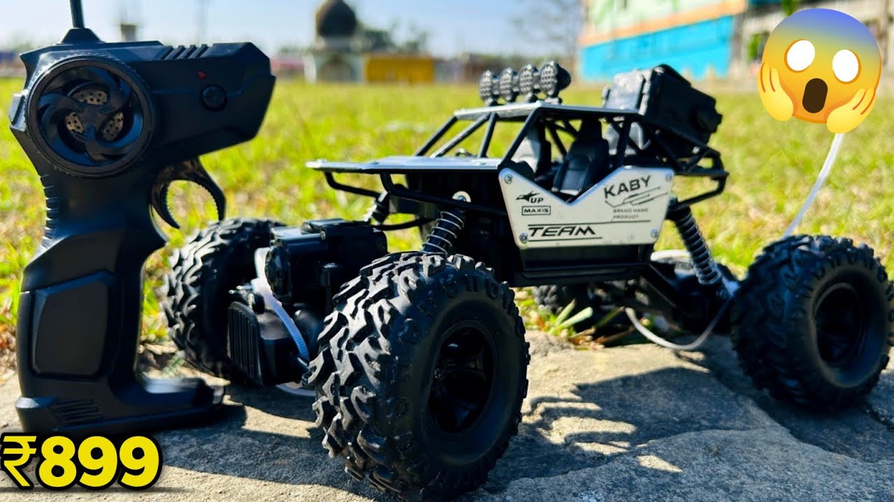 NEW RC REMOTE CONTROL ROCK CRAWLER TRUCK 4x4 MATERIAL WITH SMOKE Unboxing