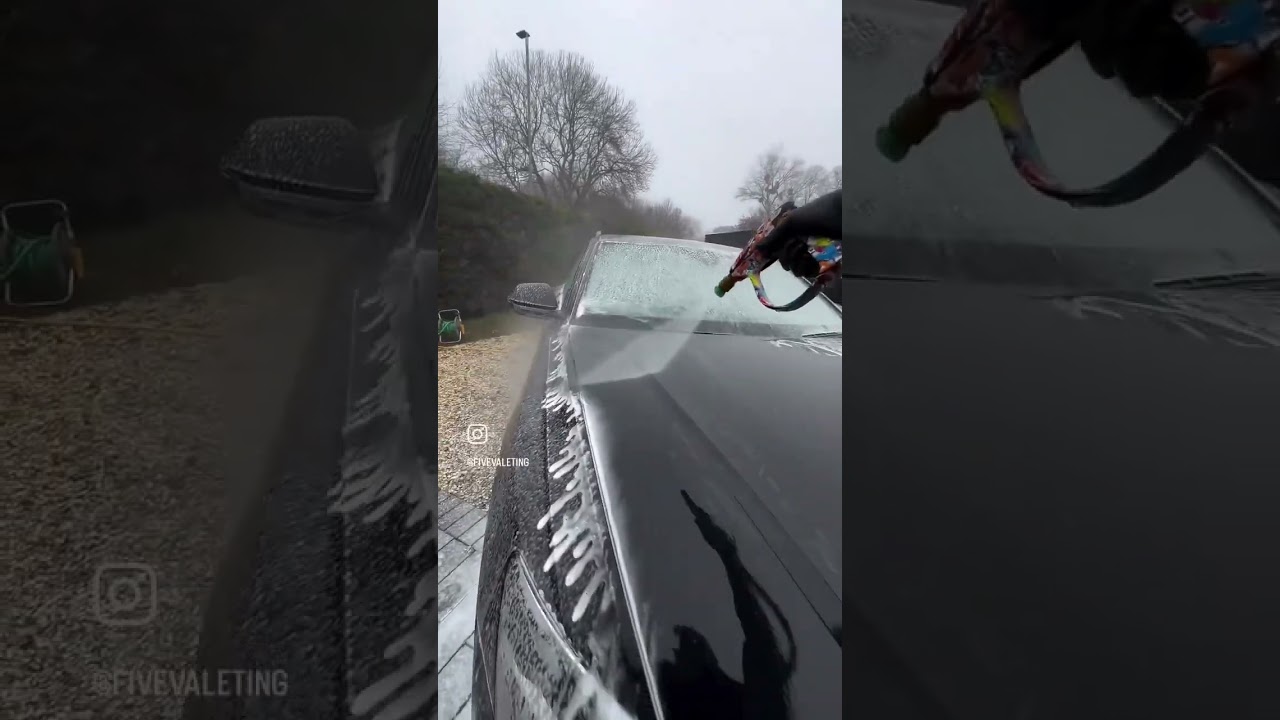 Увлекательная мойка Audi Q8 с помощью пены ❄️ | Чистая ASMR-мойка автомобиля