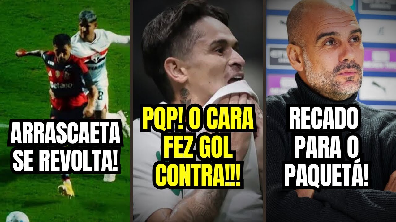 Palmeiras MUITO MAL! Flamengo foi ASSALTAD0 no MORUMBIS?! Guardiola ELOGIA Paqueta! 