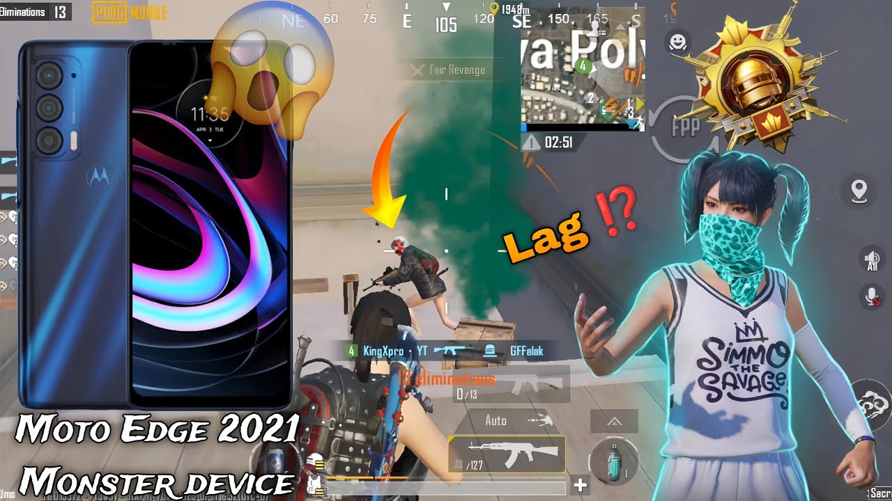 Testing Motorola Edge 2021 In 2025 PUBG Gameplay😈🔥 KingXPro YT | PUBG mobile