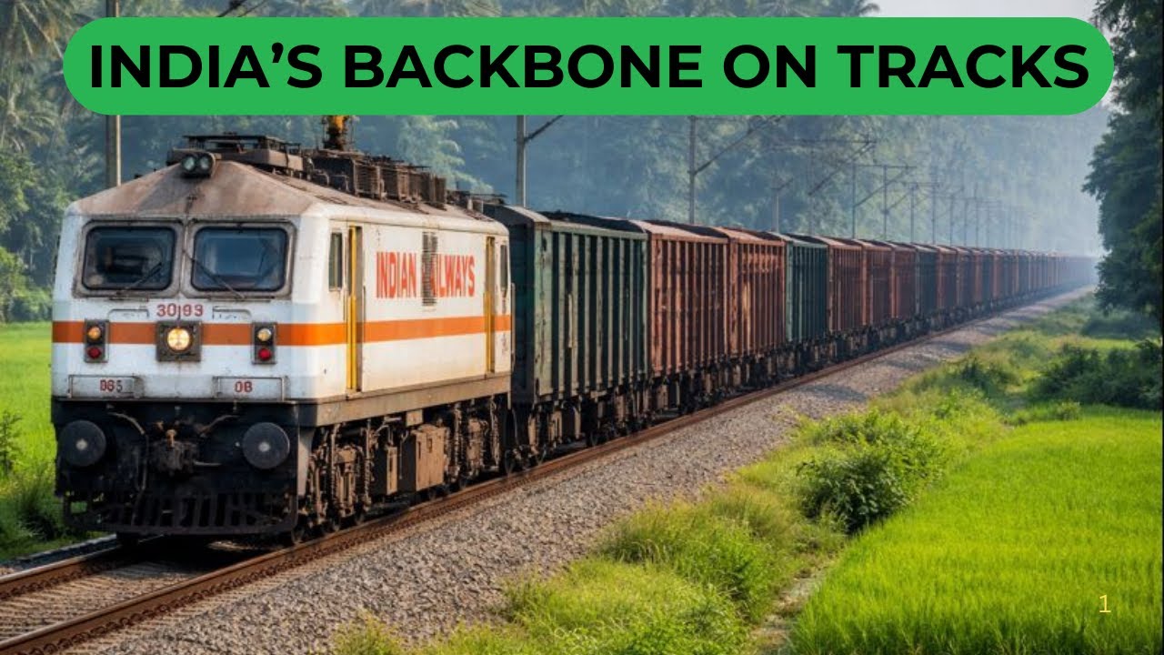 Goods Train Indian Railways 🚆 Backbone of the Nation in Action