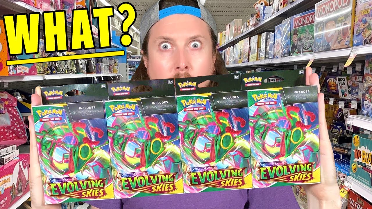 I Spotted STRANGE New Pokemon Evolving Skies Cards in Walmart!