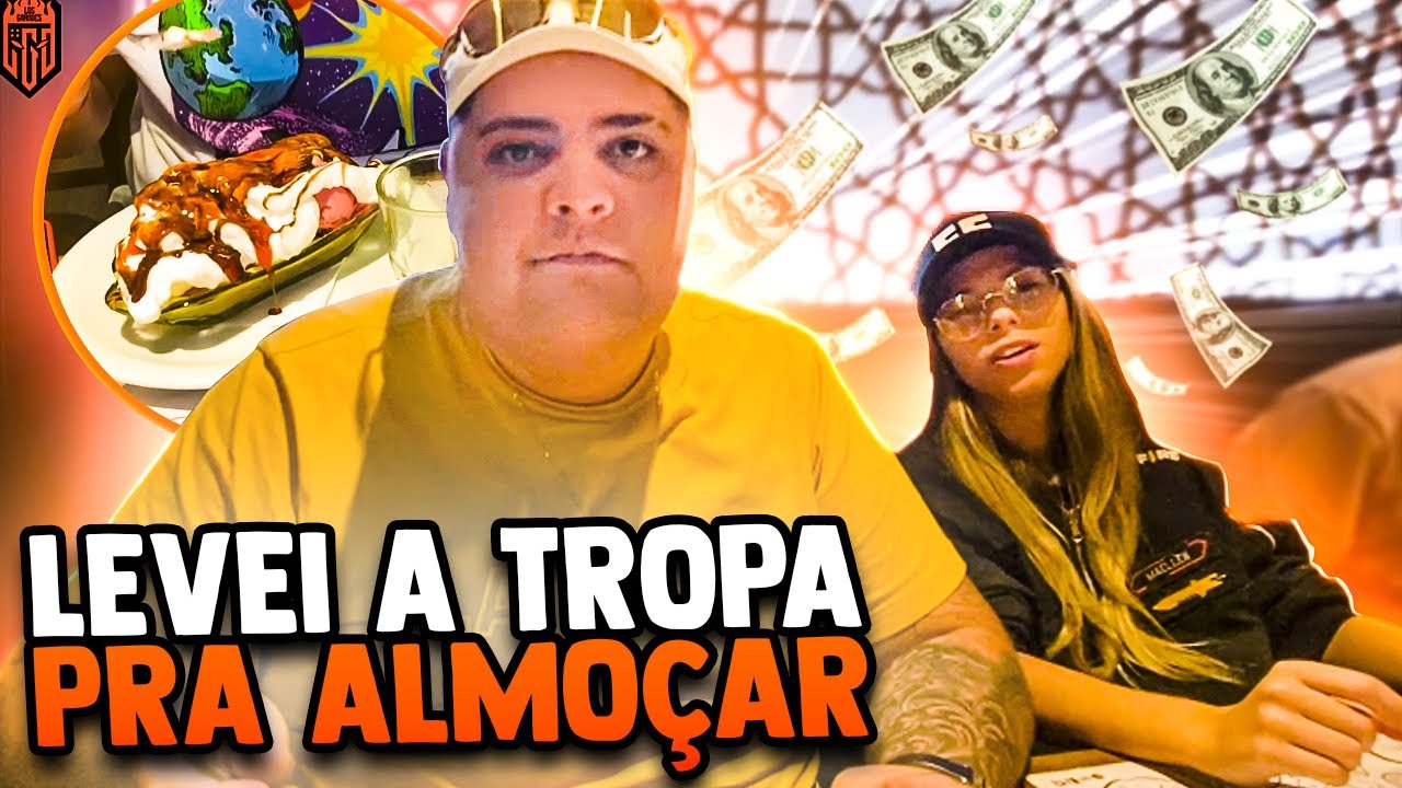 FIZ A BOA! LEVEI TODO MUNDO PRA ALMOÇAR! CAÍ NO REGGAE!