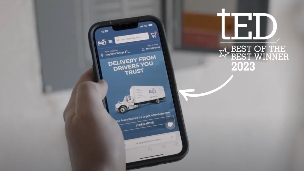 2023 tED Best of the Best Award for Best Website | MARS ELECTRIC