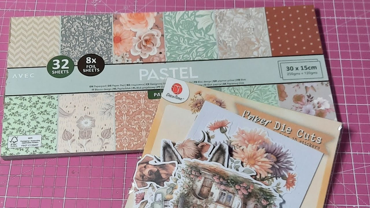 Carte Sketch avec Scrap Sweet 100% ACTION