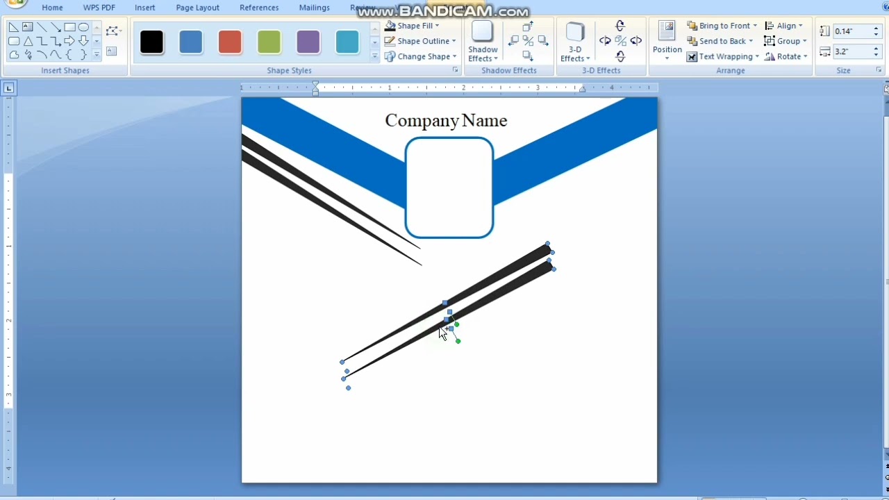 MS Word 2007 Me School ID Card Kaise Banaye | Simple ID Card Design in Word | Urdu Tutorial