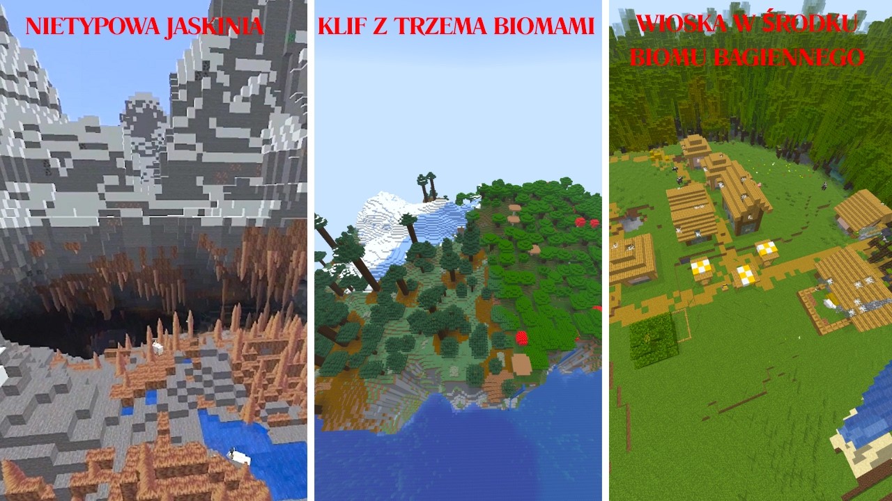 10 DZIWNYCH SEEDÓW W MINECRAFT 1.21.1
