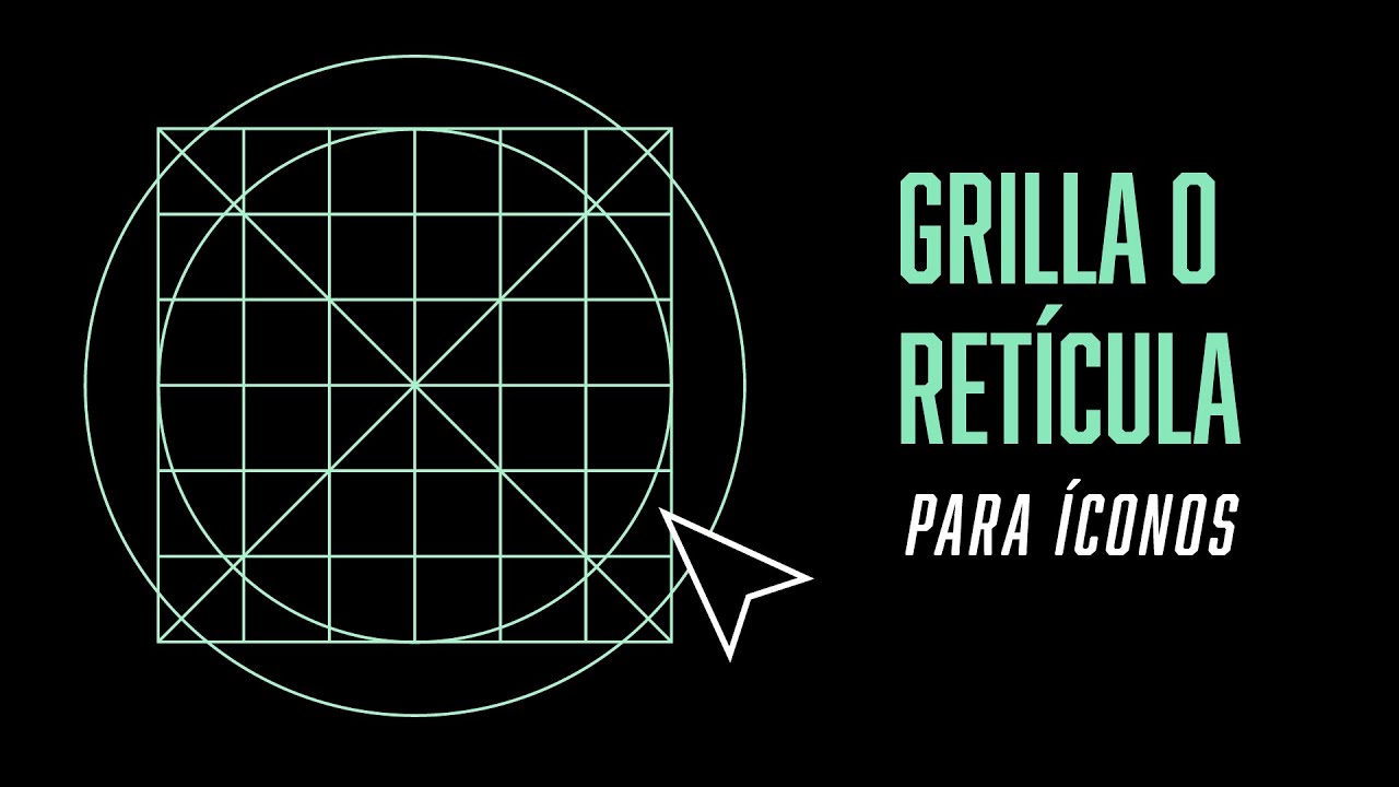 😲 Cómo hacer una GRILLA o RETÍCULA para diseñar ICONOS? 🙌  miniserie Crear Íconos 😊 👍