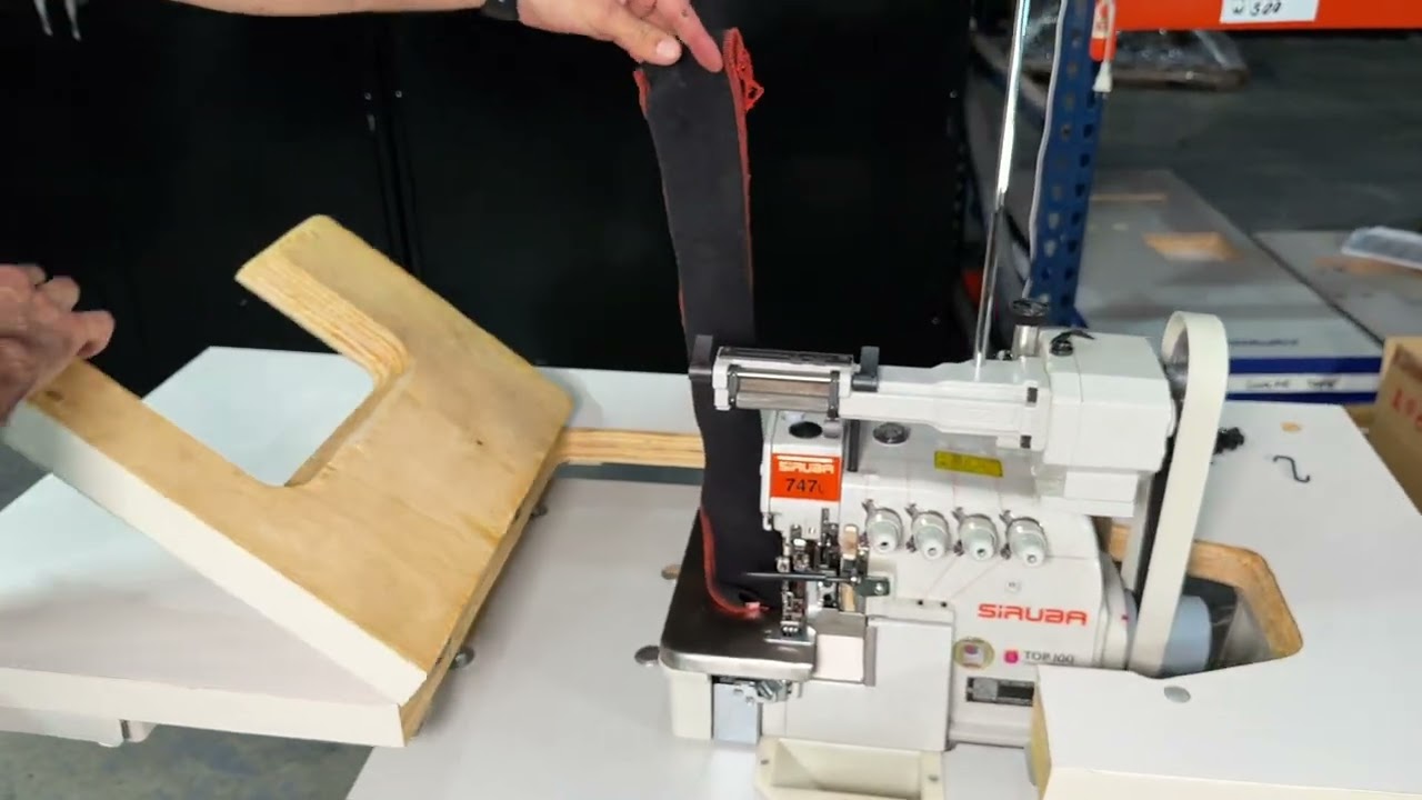 Final Set up Overlock Sewing Machine