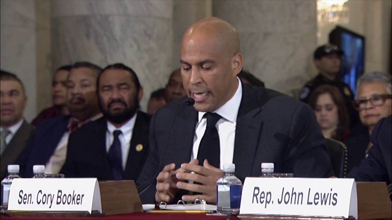 Sen. Cory Booker Testifies Against Sen. Jeff Sessions