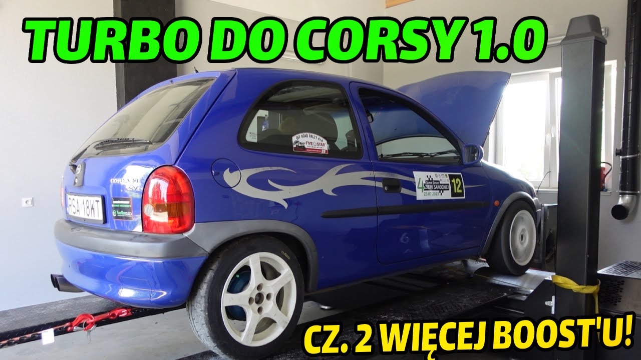 Opel CORSA 1.0L TURBO i BOOST 1BAR! Seryjny silnik 😁