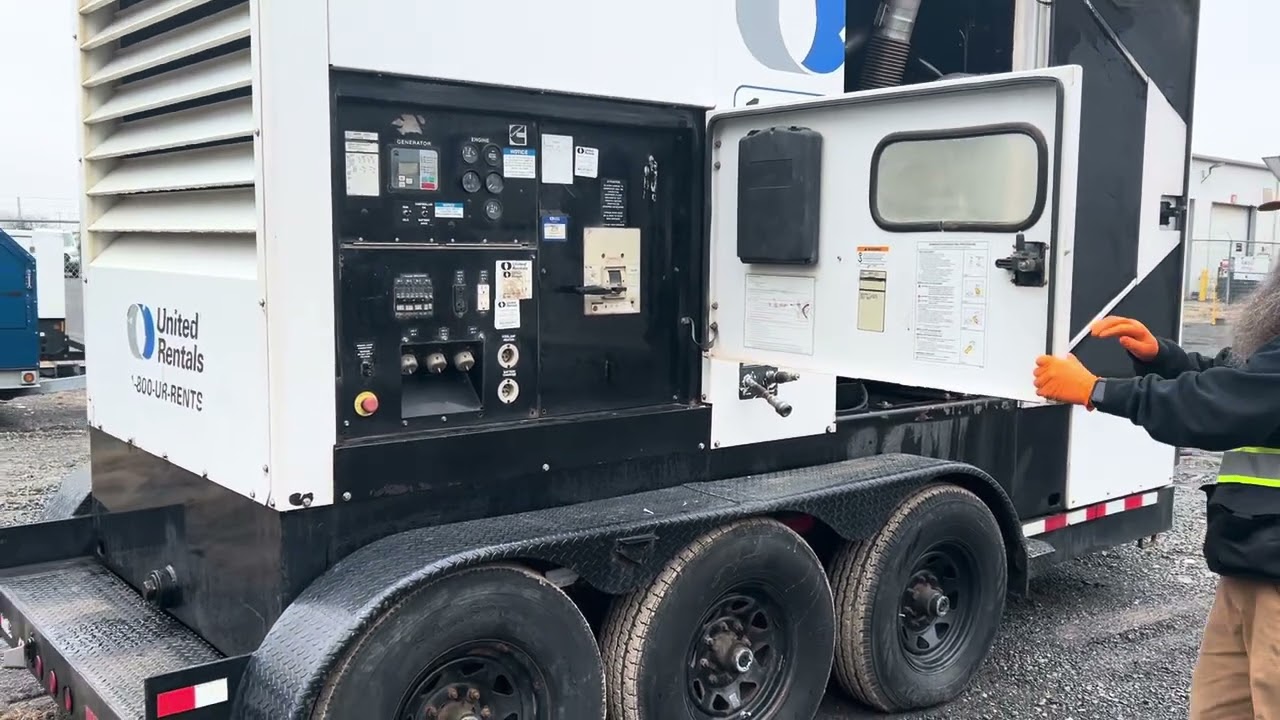 2014 Cummins C300D6RG Portable Diesel Generator, Strong Runner, Jobsite Ready! 