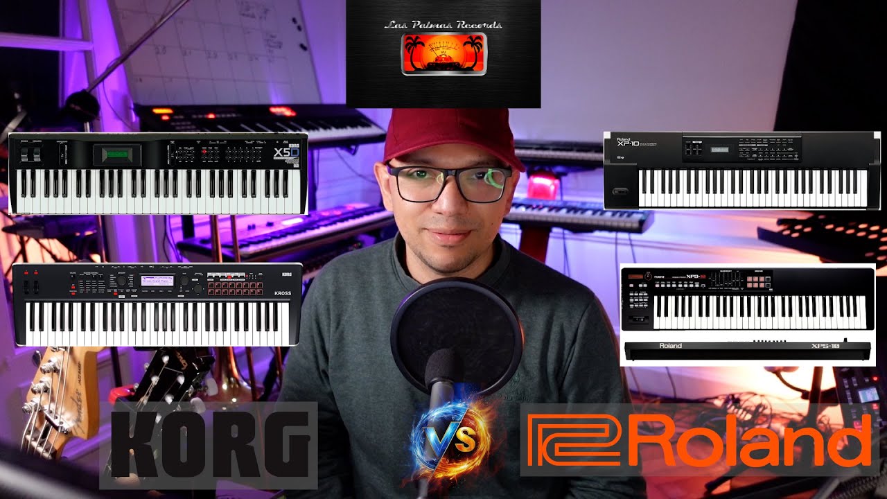Korg Vs Roland X5d Vs XP10 y Kross Vs XPS10 Review Español Las Palmas Records