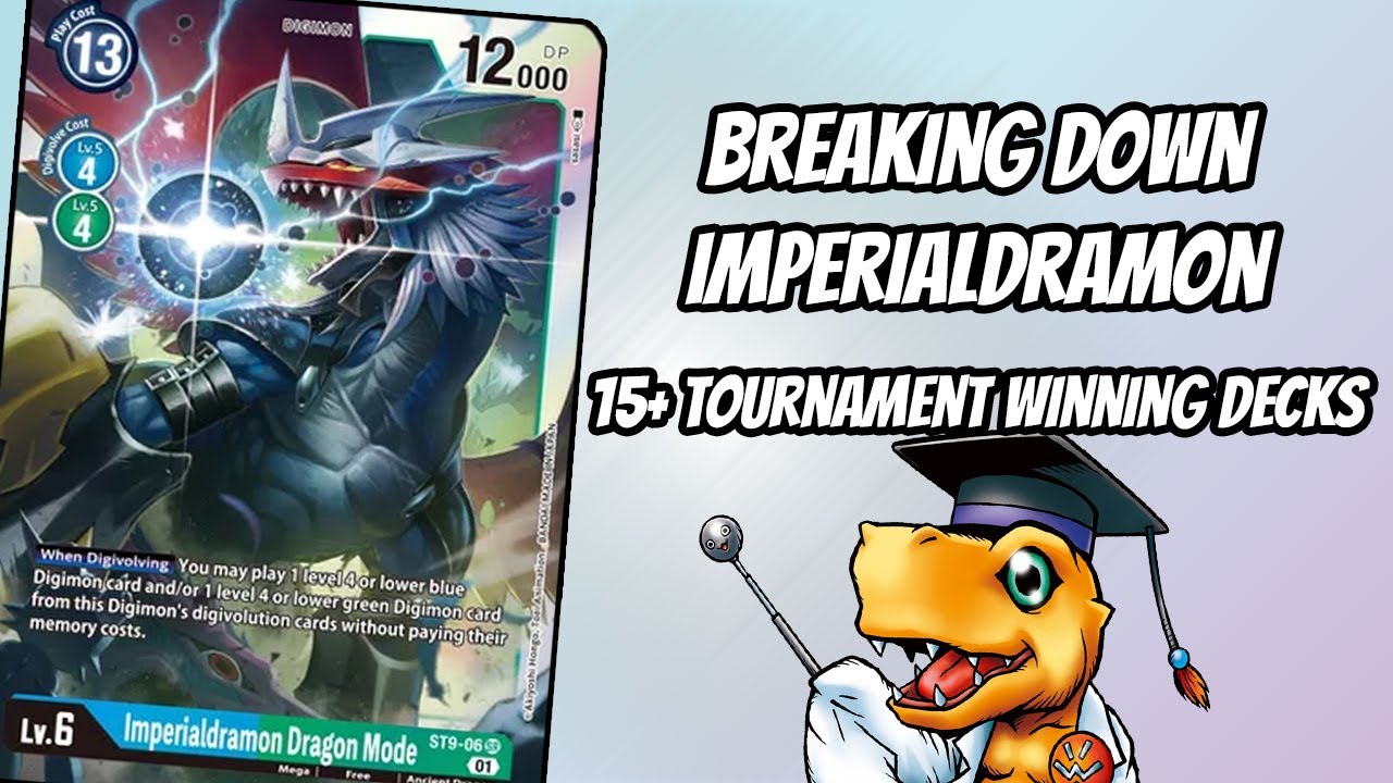 Breaking Down Imperialdramon In The BT8 English Meta Game (Digimon TCG)