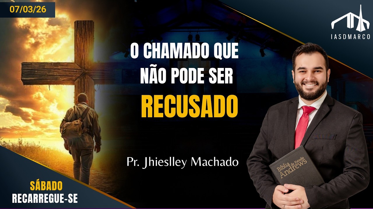 O CHAMADO QUE NÃO PODE SER RECUSADO | Pr. Jhieslley Machado | Culto Recarregue-se