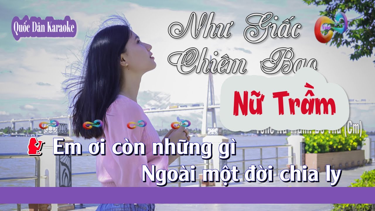 Karaoke Như Giấc Chiêm Bao | Boston | Tone Nữ Trầm (Cm,Tp:64) | Quốc Dân Karaoke