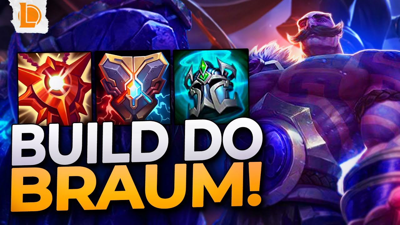 BRAUM: OS MELHORES ITENS E RUNAS? | LOL - ALPHABUILD