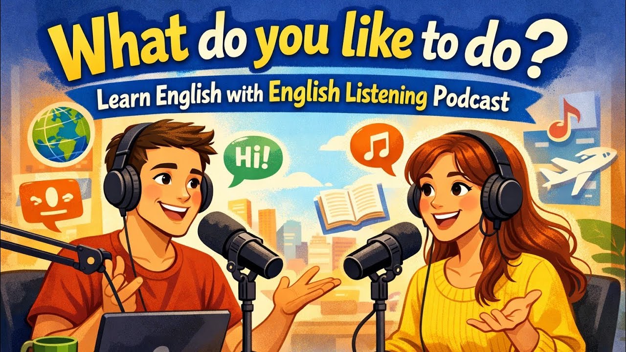 What Do You Like to Do? 🤔 | Speak English Confidently | A1 English Listening Practice 